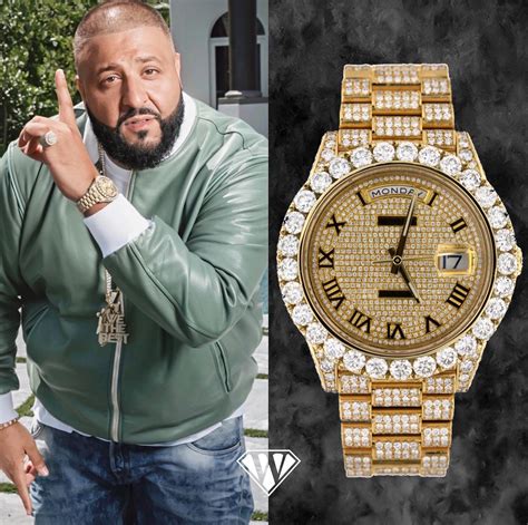 dk khaled rolex day date|dj khaled watches list.